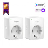 Умная мини Wi-Fi розетка TP-Link Tapo P100(2-pack), IEEE 802.11b/g/n, 2,4 ГГц