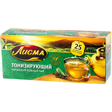 Чай китайский зеленый "Тонизирующий" с/я 25пак ЛИСМА
