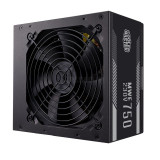 Блок питания 750W CoolerMaster MWE V2 750 WHITE, ATX, APFC, 80PLUS, 20+4pin, 4+4pin, 8 Pin , 6*Sata, 3*Molex, 4*PCI-E 6+2 pin, вентилятор 12 см, кабель питания, Чёрный [MPE-7501-ACABW-EU]