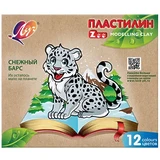 Пластелин 12цв ZOO