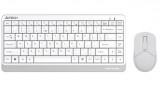 Беспроводная клавиатура + мышь A4TECH FG1112 White FSTYLER (FG12+FGK11), 2,4GHz, 12Fn, 15m, 1200 DPI, белый
