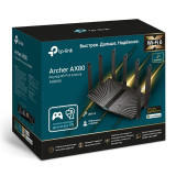 Беспроводной маршрутизатор Wi-Fi TP-LINK Archer AX80(RU) Wi-Fi 6, 4804Mb/s 5GHz+1148Mb/s 2.4GHz, 3xLAN 1Gb/s, WAN/LAN 2,5 Gb/s 8 антенны, USB 3.0, IPTV, MU-MIMO OFDMA