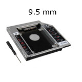 Салазки Second Caddy HDD для ноутбуков вместо DVD 9mm SATA-SATA 1996 (К)