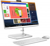 Моноблок Lenovo Aio-3 23.8" N-TCH AMD Ryzen 7-7730U(up to 4,5Ghz), 32GB DDR4, 1TB HDD + 256GB SSD m2 NVMe, FHD IPS, Integrated AMD Radeon Graphics, WiFi, BT, Rj45 LAN, DVDRW, HDMI, WebCam, DOS, клавиатура+мышь Eng-Ar, черный