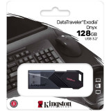 Накопитель на флеш памяти 128GB USB 3.2 Kingston DataTraveler DT Exodia Onyx [DTXON/128GB]