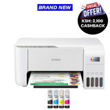 МФУ Epson L3256 with Wi-Fi A4, printer,scanner,copier,33,15ppm,5760x1440dpi printer,1200x2400dpi scaner и copier, Black, USB (003)