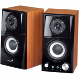 Звуковая система Genius SP-HF500A II, Black-Wood, 14W (7W x 2) ,EU, 10Hz-20KHz, 1,2 м, 3.5мм
