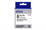 Лента Epson LK2WBN Std Blk/Wht 6/9
