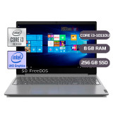 Lenovo V15 i3-10110U 2.1-4.1 GHz,8GB,SSD 240GB,15.6"HD,RUS,DOS HDMI, IRON GRAY