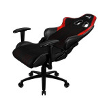 Gaming Chair AEROCOOL AERO 1 ALPHA BLACK&RED 2D Armrest 65mm wheels PVC Leather