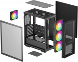 DEEPCOOL ATX MATREXX 55 V4 w/o PSU 2*USB 3.0 3?140mm + 1?120mm ARGB PWM fans