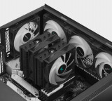 CPU cooler DEEPCOOL AG620 DIG. BK ARGB LGA115*/1700/1200/20*/AMD 2x120mm 300-1950rpm,6HP