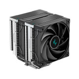 CPU cooler DEEPCOOL AK620 DIG. LGA115*/1200/2011/AMD 2x120mm BLACK PWM FDB fan,500-1850rpm,6HP
