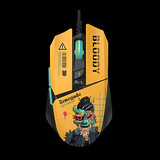 A4TECH BLOODY SAVAGE IMPACT W63 MAX RENEGADE SUNSET GAMING MOUSE 12000CPI RGB YELLOW USB