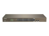 HUB Switch Tenda TEG1024F 24-port 10/100/1000Mbps + 2x SFP Rackmount Metal case