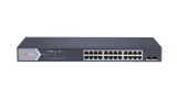 HUB Switch HIKVISION DS-3E0526P-E/M(B)(STD) 24x1000Mbps PoE,2x1000 SFP,PoE budget:225W Metal