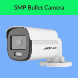 HD-TVI camera HIKVISION DS-2CE10KF0T-PFS(2.8mm) цилиндр,уличн 5MP,LED 20M ColorVu,MIC