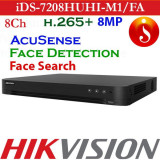 HDVR HIKVISION iDS-7208HUHI-M1/X (1,5ch@8MP/8ch@5MP,8+8 IP/8MP,1HDD upto 10TB,H.265,AOC)