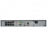 NVR HIWATCH DS-N308P(D) (80mbps,8 IP,1ch/8MP,4ch@1080P,8PoE,1HDD upto 6TB,GLAN,H.265)