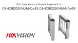 Турникет HIKVISION DS-K3B220LX-R/Pg-Dp65(O-STD)