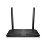 Модем TP-Link Archer VR400, 300 Мбит/с (2,4 ГГц) + до 867 Мбит/с (5 ГГц), 3xLAN 10/100/1000 Мбит/с RJ45, 1xLAN/WAN 10/100/1000 Мбит/с (RJ45), 1xRJ11, 1xUSB 2.0, 2 внешие антенны