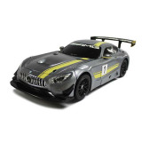 Радиоуправляемый Трансформер RASTAR 74820B, 1:14, Mercedes-Benz GT3 Transformable car, 2.4GHz, Свет, Звук, Танцует, Съемные щит и секира, Синий