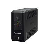 Источник бесперебойного питания CyberPower UTC850E, Мощность 850ВА/425Вт, UTC-серия, Линейно-интерактивный, Напольный, Диапазон работы AVR:165-290В, Бат.1 шт., Вых: 2xSchuko , Чёрный