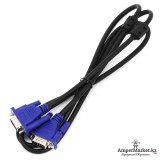 Интерфейсный Кабель WIRETEK VGA 15x15 M/F 5m