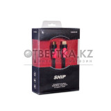 Интерфейсный кабель SHIP SH6016-1.5P, HDMI-HDMI, 30В, Пол. пакет, Контакты с золотым напылением, 1.5 м, Чёрный