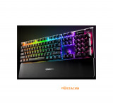 Клавиатура Steelseries Apex 5, 64532 Игровая, Механические клавиши QX2, USB, Подсветка RGB, Размер: 160*370*35 мм., Анг/Рус, Чёрный