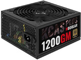Блок питания Aerocool KCAS PLUS 1200GM, 1200W, ATX, Gold, APFC, 20+4 pin, 8pin, 4+4pin, 10*Sata, 6*Molex, 6*PCI-E 6+2 pin, Модульный, Вентилятор 14см, Кабель питания, Чёрный