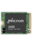 Твердотельный накопитель SSD 256GB Micron 2450 MTFDKBK-256TFK M.2 2230 PCIe 4.0 x4 NVMe 1.4, Read/Write up to 3500/1600MB/s, OEM