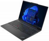 Ноутбук Lenovo ThinkPad E16 Gen 1 21JQS7AD00 Intel Core i5-13420H (1.50-4.60GHz), 16GB DDR4, 512GB SSD, Intel UHD Graphics, 16"WUXGA (1920x1200) IPS, WiFi ax, BT 5.1, WC, DOS, Fingerprint, Backlight Русская клавиатура, Black