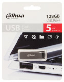 USB Flash DAHUA 128GB U156 USB 3.2 Gen1 Read up: 110Mb/s, Write up: 45Mb/s, Gray metal