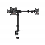 Кронштейн для 2-х мониторов Arm media LCD-1650 (потолочный/ наклонно-поворотный/ 15"-48"/ наклон+5-20°/ поворот180°/ вращение±3°/ 2x45кг/ black)