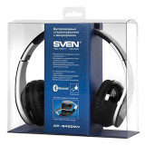 Наушники беспроводные SVEN AP-B450MV с микрофоном/накладные/Bluetooth 4.1/черно-белый