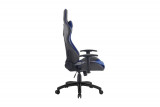 Кресло игровое GAMELAB WARLOCK Breeze Gray GL-732 макс.нагрузка 130 кг,регулировка высоты/наклона/жесткости,ткань/пластик,серый/синий.с подголовником