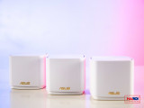 Mesh Wi-Fi система ASUS XD4(W-2-PK) AX1800 Dual-Band, 1201Mb/s 5GHz+1300Mb/s 2.4GHz,2xLAN 1Gb/s, 2 antennas, Aimesh, ASUS Router APP, AIProtection