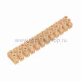 Колодка клеммная винтовая КВ-12 (4-12мм2), ток 16А REXANT черный 07-5012-2