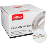 Кабель UTP уличный CAT5e DAHUA DH-PFM920-5EU (305m, 4х2х0.5 OFC 24AWG, PE) черный