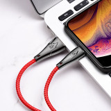 HOCO Data Cable U75 Blaze USB-Lightning для передачи данных и зарядки, магнитный коннектор, индикатор зарядки, 3A, 1.2m, black