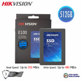 Hikvision 512GB 2.5", 6Gb/s, SATA3, 3D NAND TLC, RW Speed up to 550Mb/480Mb/s [HS-SSD-E100]