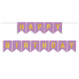 Гирлянда Флажки, Happy Birthday