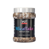 Декоративная добавка Micaflake (имитация слюды) цвет золотистый 2000мкм, 0.04 кг (по 6шт)
