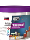 Эмаль универсальная глянцевая зеленая 1 кг