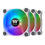Кулер для корпуса Thermaltake Pure 12 ARGB Sync Radiator Fan White TT Premium Edition 3 Pack/White Fan/500~1500RPM/PWM/9 LED/5V addressable/MB SYNC & hardware controlCL-F127-PL12SW-A