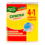 Салфетки универсальные 4+1 ШТ. МЖ 360 x 320 мм/cm