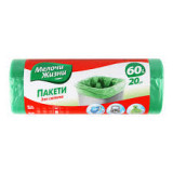 ПАКЕТЫ Д/МУС. 60Л/20ШТ СТАНДАРТ МЖ 60 x 70 cм/cm, 12 мкм/mic