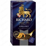  Чай черный Richard Lord Grey в пакетиках, 25шт