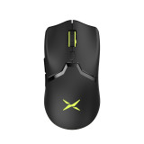 Мышь беспроводная+проводная игровая Delux M800DC (PAW3370) оптическая, USB, кабель Type-C 1,6m, DPI:max19000, 500mAh, 6 кнопок, RGB, soft, белый